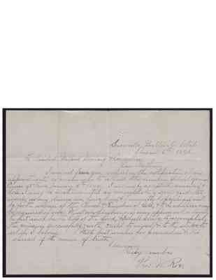 Letter from Thomas. W. Roe, 6 August 1893 [LE-41699]