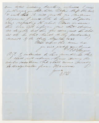 Eugene Sanger, letter, to Edward Mitchell, 18 September 1848