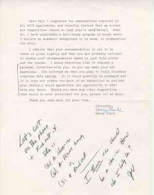 Letter from Nancy K. Clark to James B. Stockdale, 1979 Feb 24