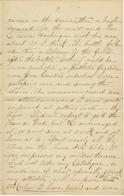 Letter From Eliza Fisher to Ann F. Fisher, August 25, 1893