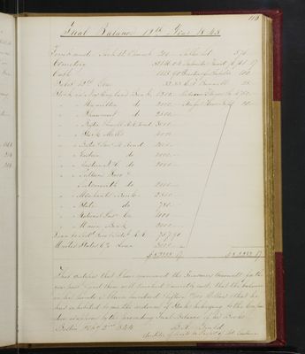 Trustees Records, Vol. 1, 1835 (page 110)