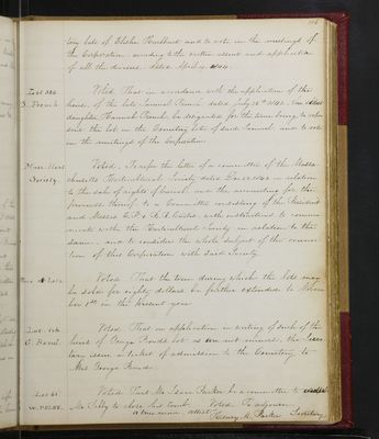 Trustees Records, Vol. 1, 1835 (page 116)