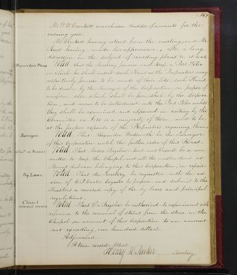 Trustees Records, Vol. 1, 1835 (page 169)