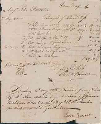 folder 006: Family papers, 1751–1789