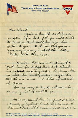 Charles E. H. Bates Family Correspondence, 1899-1930 - 2