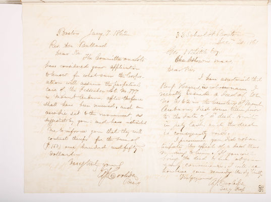 Copying Book: Secretary's Letters, 1860 (page 036)