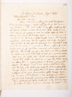 Copying Book: Secretary's Letters, 1860 (page 161)