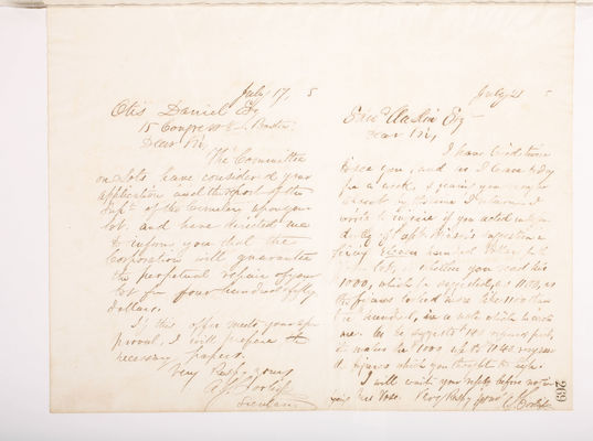 Copying Book: Secretary's Letters, 1860 (page 269)