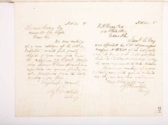 Copying Book: Secretary's Letters, 1860 (page 294)