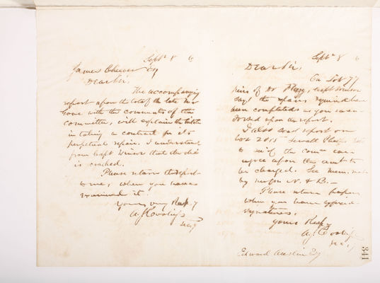 Copying Book: Secretary's Letters, 1860 (page 341)