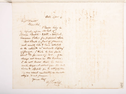Copying Book: Secretary's Letters, 1860 (page 348)