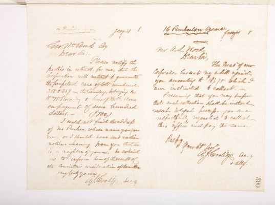 Copying Book: Secretary's Letters, 1860 (page 390)