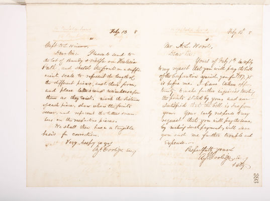 Copying Book: Secretary's Letters, 1860 (page 393)