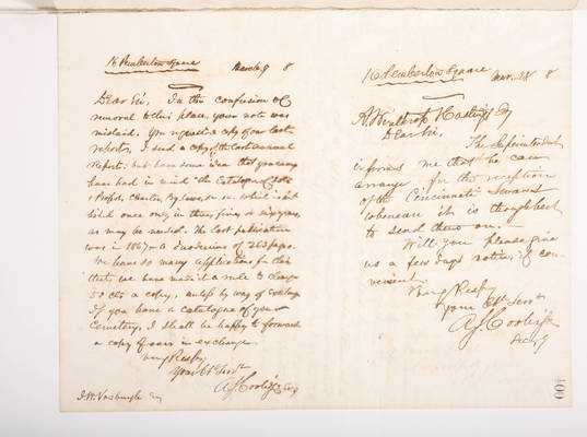 Copying Book: Secretary's Letters, 1860 (page 400)