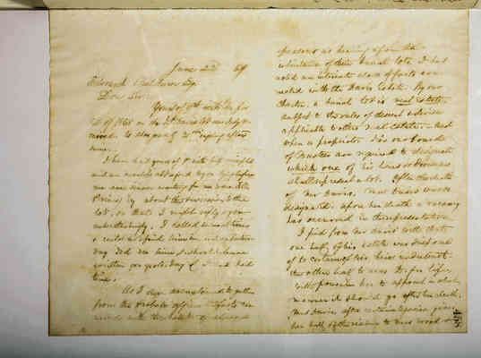 Copying Book: Secretary's Letters, 1860 (page 458)