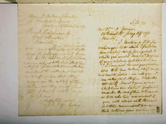 Copying Book: Secretary's Letters, 1860 (page 465)