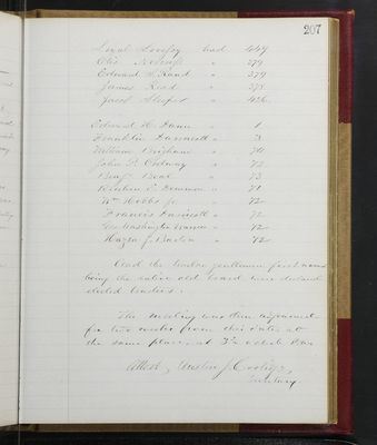 Trustees Records, Vol. 4, 1865 (page 207)