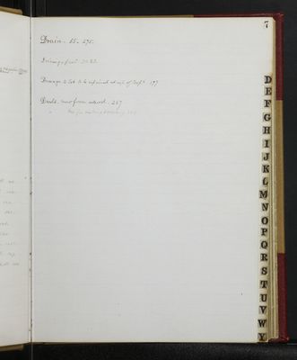 Trustees Records, Vol. 3, 1859 (index-page 7)