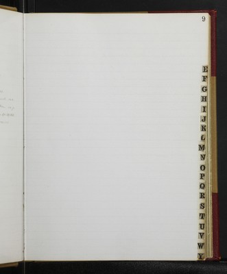 Trustees Records, Vol. 3, 1859 (index-page 9)