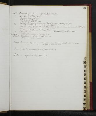 Trustees Records, Vol. 3, 1859 (index-page 23)