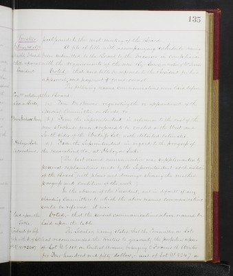 Trustees Records, Vol. 5, 1870 (page 135)
