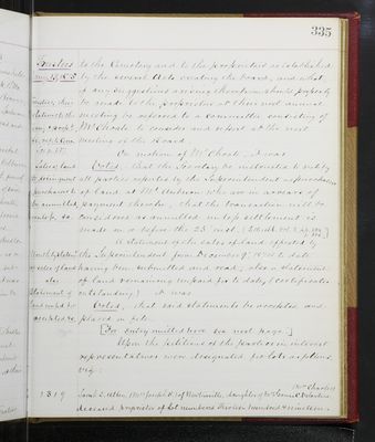 Trustees Records, Vol. 5, 1870 (page 335)