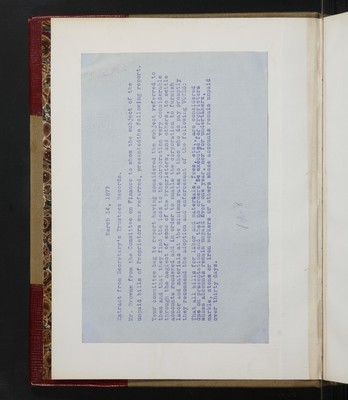 Trustees Records, Vol. 8, 1907 (index-page 001)