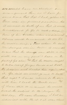 Letter from J. Hughes Fisher to Ann F. Fisher, Feb. 27, 1887