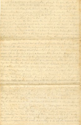 Letter from George F. Fisher to Daughter, Aug. 13, 1864