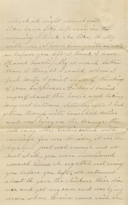 Letter from Ann F. Fisher to Eliza A. Fisher, August 7, 1893