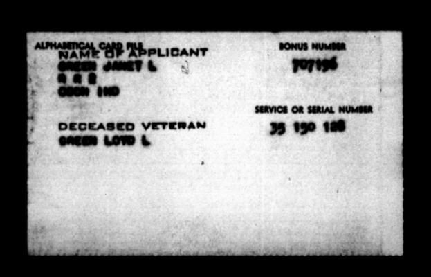 Deceased Veterans GRA-GWI