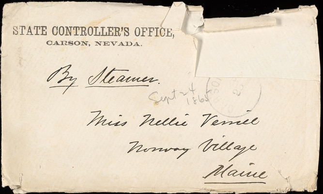 September 24 1865 envelope
