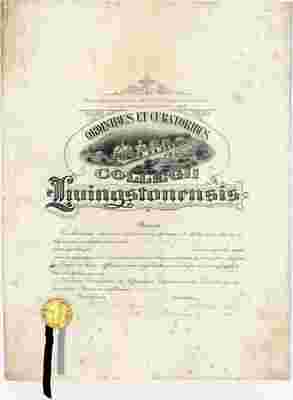Diploma, Alfred J. Griffin from Livingstone College, 1901