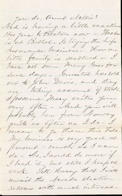 From Nellie's brother Byron, August 19, 1866 page 3