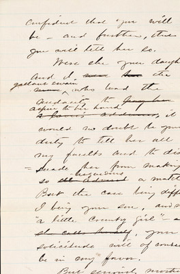 From Harry to his mother, December 25, 1865 page 2