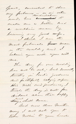 From Harry to his mother, December 25, 1865 page 3