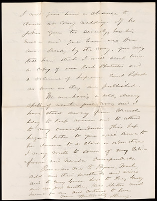 22. Harry's Letters, April 22 - May, 1866