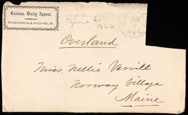 June 4, 1866 envelope