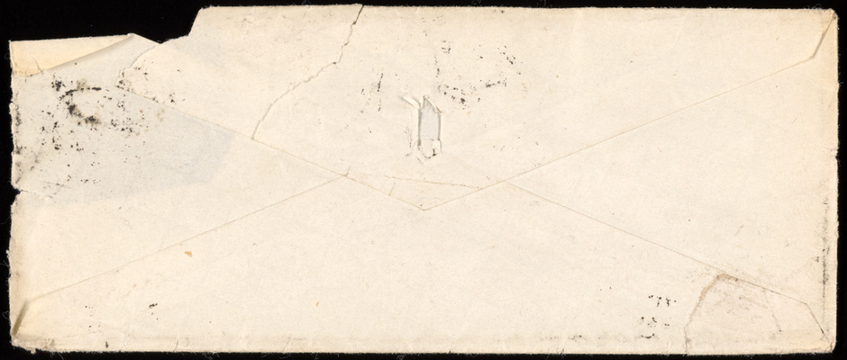 July 9, 1865 envelope (back)