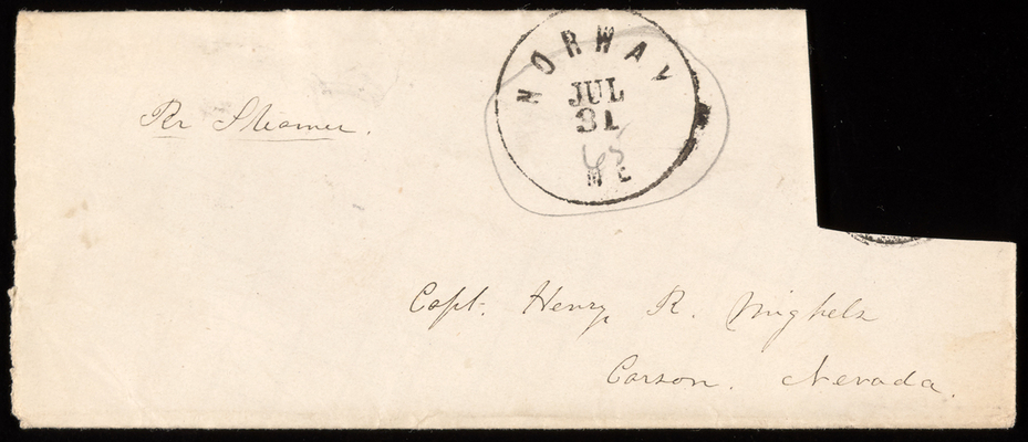 July 29, 1865 envelope