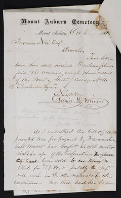 1868-10-07 Perimeter Fence: Payment to Freeman Rice, 2021.018.004