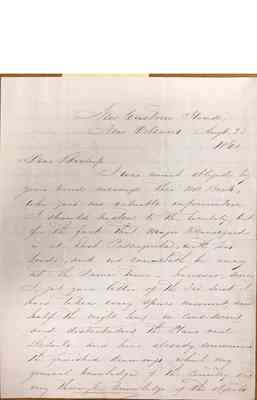 Polk Family Papers Box 9 Document  66