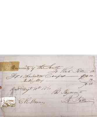Charles Barney Papers Box 1 Document  109