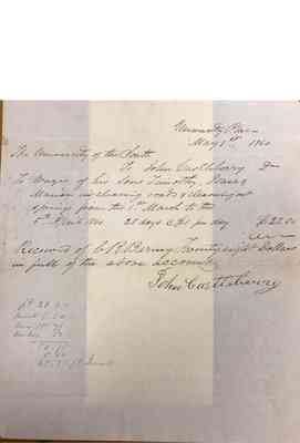 Charles Barney Papers Box 1 Document  111