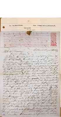 Charles Barney Papers Box 1 Document  139