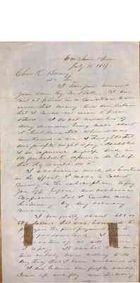 Charles Barney Papers Box 1 Document  170