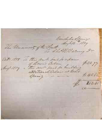 Charles Barney Papers Box 1 Document  3