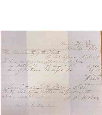 Charles Barney Papers Box 1 Document  33