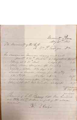 Charles Barney Papers Box 1 Document  35