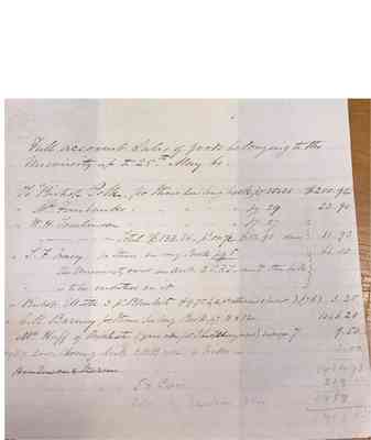 Charles Barney Papers Box 1 Document  42